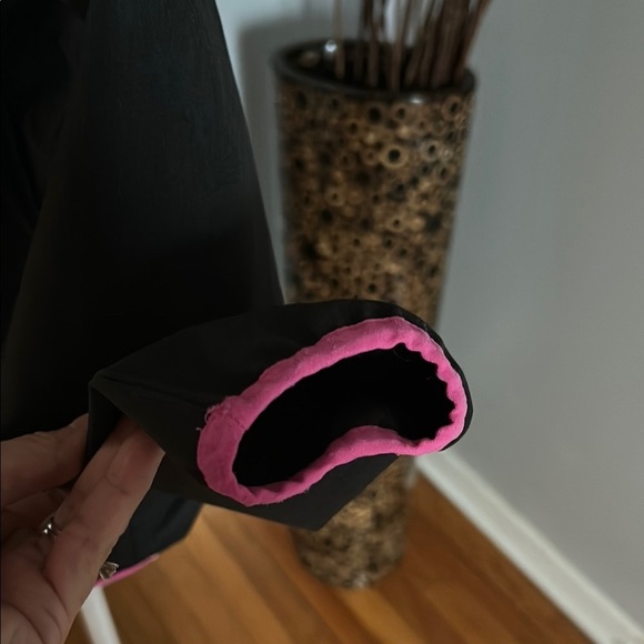 Columbia Black Hooded Jacket with Pink Zipper - Picture 6 of 6